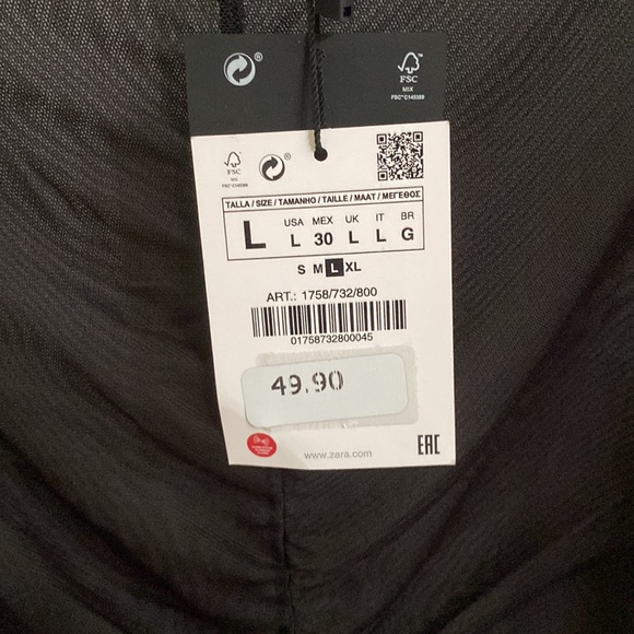 NWT - Zara Sheer Mesh Black Midi Dress - Picture 6 of 7